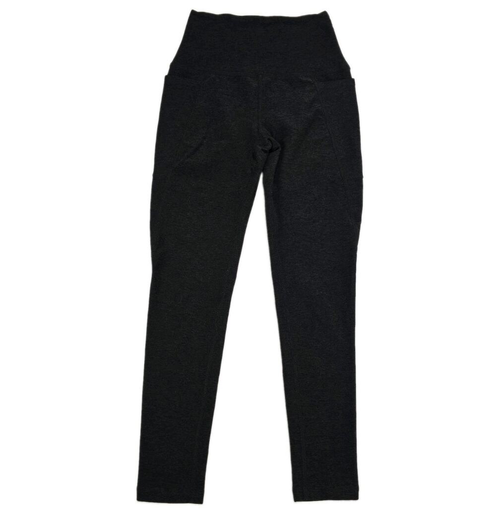 Beyond Yoga Spacedye Out Of Pocket Midi Leggings Darkest Night Gray Small